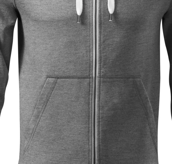 Sudadera de hombre con capucha en contraste - Ajuste holgado con costuras laterales.