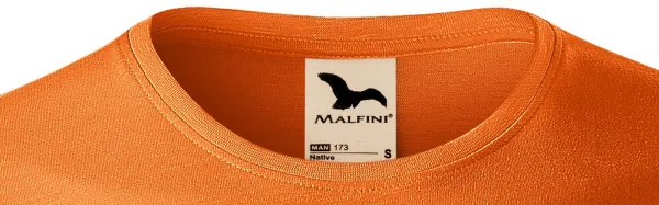 Camiseta de hombre, algodón orgánico texturizado - Escote redondo clásico