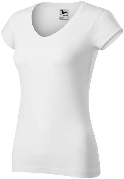 Camiseta ajustada para mujer con escote en V - Camiseta de mujer para uso diario