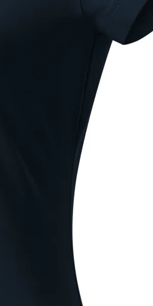 Camiseta ajustada para mujer con escote en V - Corte con costuras laterales