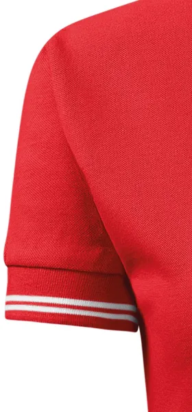 Polo de mujer en contraste - Mangas cortas clásicas