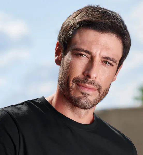 Camiseta simple para hombre - Escote redondo clásico