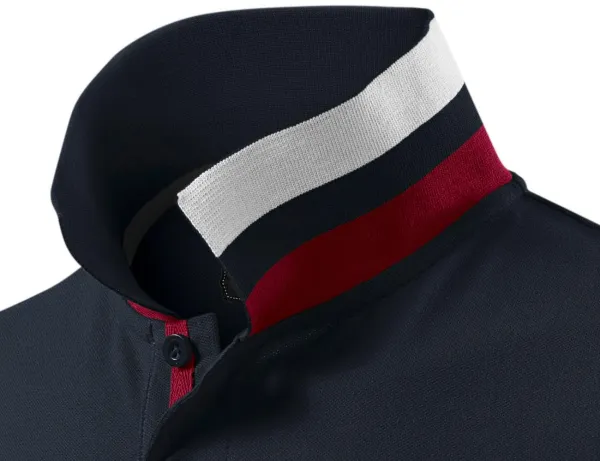 Polo de hombre con cuello subido - Collar con dos formas de llevarlo