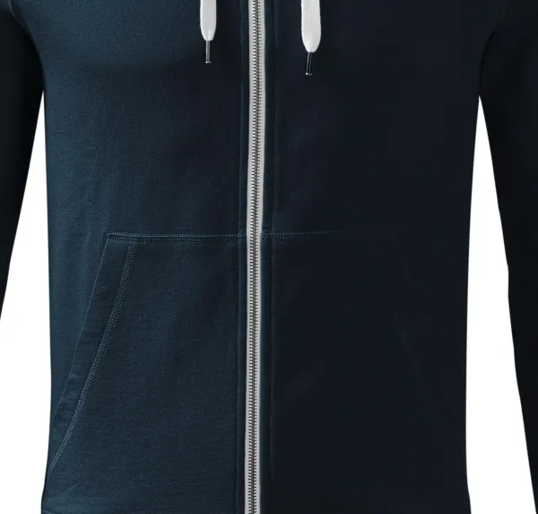 Sudadera de hombre con capucha en contraste - Ajuste holgado con costuras laterales.