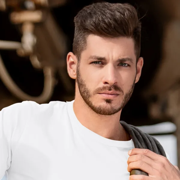 Camiseta de hombre duradera más pesada - Escote redondo clásico