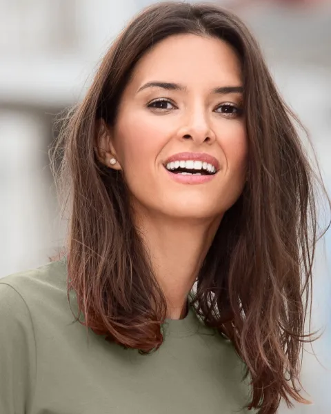Camiseta simple para mujer - Escote redondo clásico