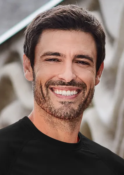 Camiseta deportiva para hombre - Escote redondo clásico