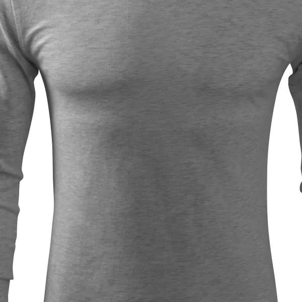 Camiseta de manga larga para hombre - Corte ligeramente ajustado
