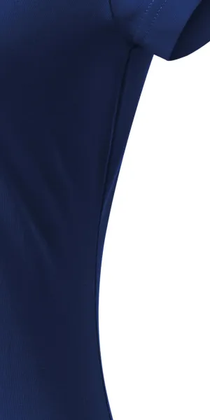 Camiseta ajustada para mujer con escote en V - Corte con costuras laterales