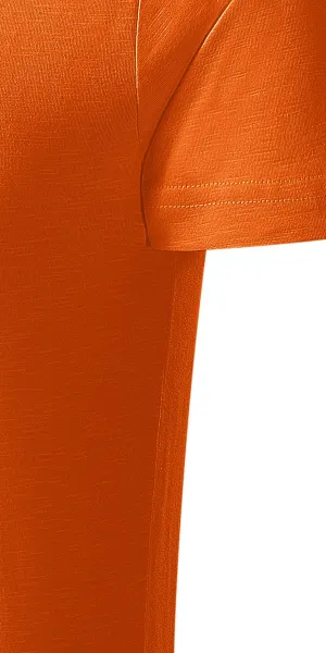 Camiseta de hombre, algodón orgánico texturizado - Corte con costuras laterales