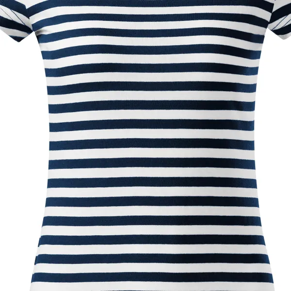 Camiseta azul marino para mujer - Corte suavemente cónico