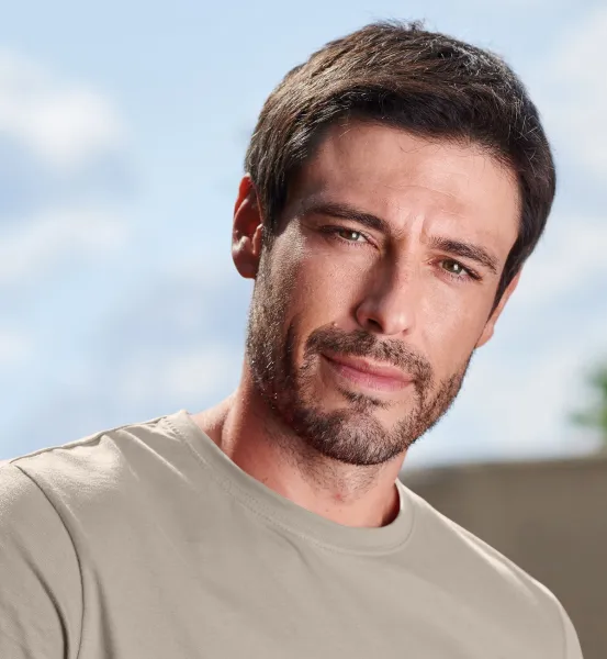 Camiseta simple para hombre - Escote redondo clásico