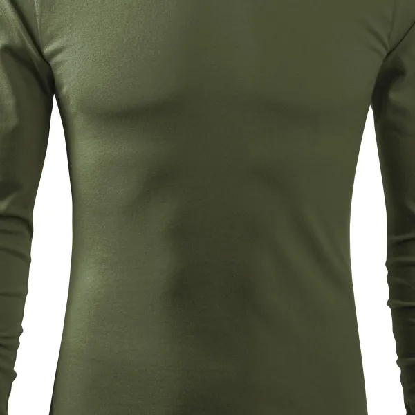 Camiseta de manga larga para hombre - Corte ligeramente ajustado