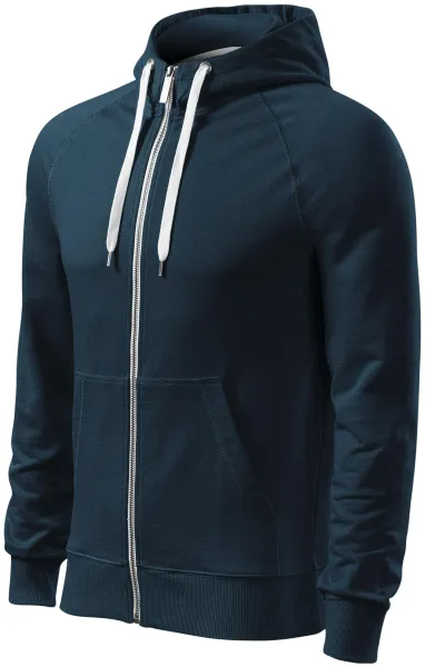 Sudadera de hombre con capucha en contraste - Sudadera con cremallera para hombre