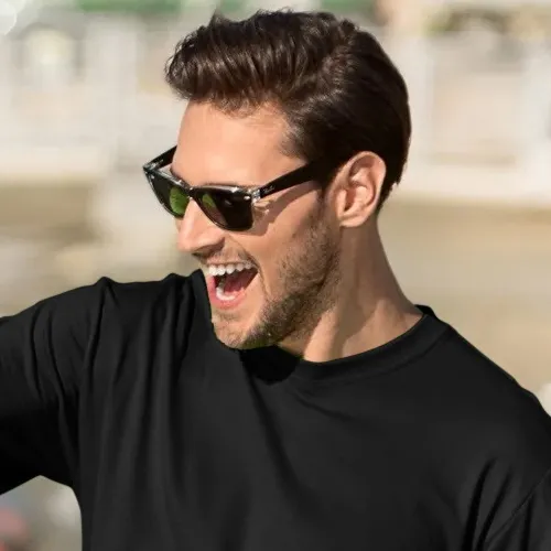 Camiseta clásica para hombre - Escote redondo clásico