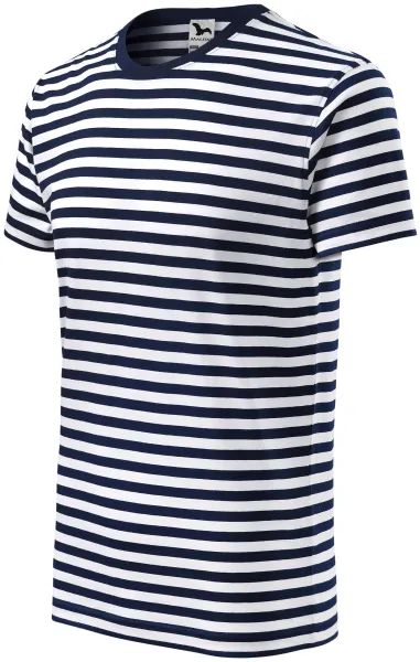 Camiseta estilo azul marino - Camiseta de rayas de algodón para hombre