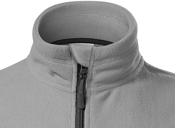 Chaqueta de mujer polar en contraste - Cierre de cremallera hasta la barbilla.