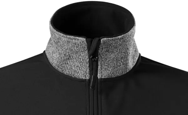Chaqueta de tiempo libre para hombre - Cierre de cremallera hasta la barbilla.