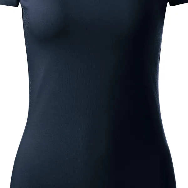 Camiseta de mujer con costuras decorativas - Ajuste ceñido y ajustado