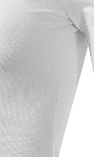 Camiseta de mujer de manga larga. - Corte con costuras laterales