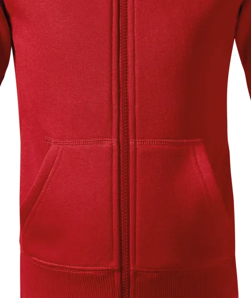 Sudadera infantil con capucha - Ajuste holgado con costuras laterales.