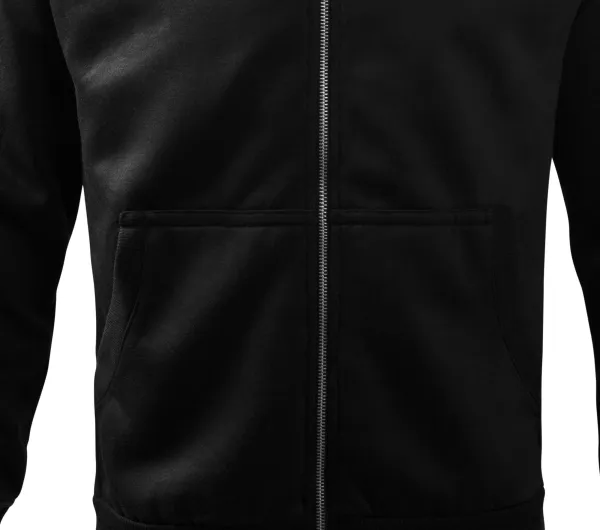 Sudadera de hombre sencilla sin capucha - Ajuste holgado con costuras laterales.