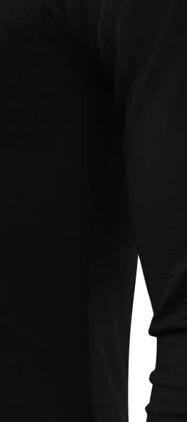 Camiseta de manga larga para hombre - Corte con costuras laterales