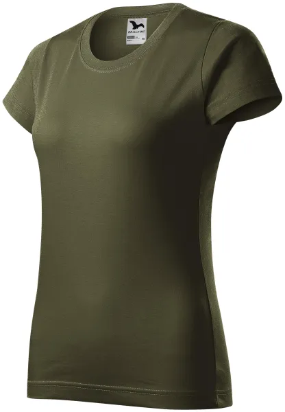 Camiseta simple para mujer - Camiseta de algodón de mujer para todos los días.