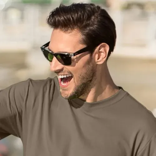 Camiseta clásica para hombre - Escote redondo clásico