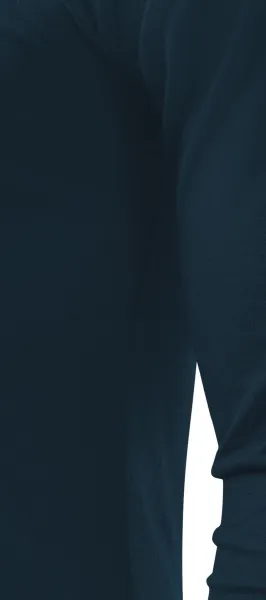 Camiseta de manga larga para hombre - Corte con costuras laterales