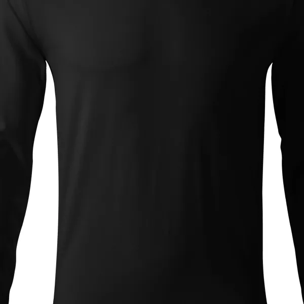 Camiseta de hombre ajustada con mangas largas. - Corte ligeramente ajustado