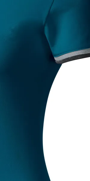 Vestido de mujer con cuello levantado - Corte con costuras laterales