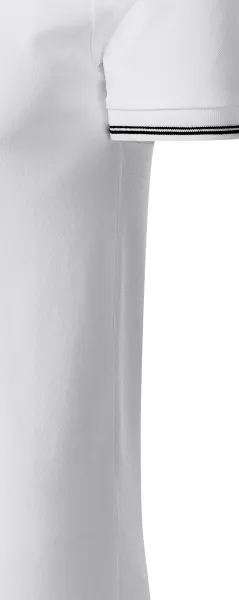 Polo de hombre en contraste - Corte con costuras laterales